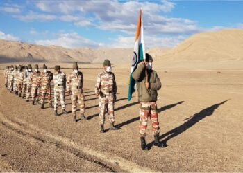 ಭಾರತ-ಚೀನಾ ಗಡಿಯಲ್ಲಿ ಯೋಧರಿಂದ ಸ್ವಾತಂತ್ರ್ಯ ದಿನಾಚರಣೆ ಫೋಟೋಗಳು