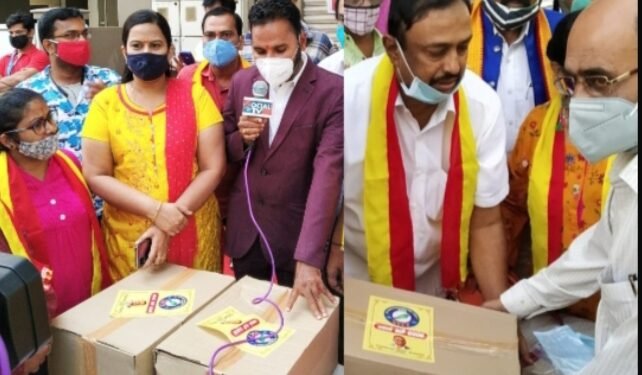 ಸಿನಿಮಾ ಮಂದಿಗೂ ‘ವರಲಕ್ಷ್ಮೀ’ ಆಸರೆ: ಕಾರ್ಮಿಕ ಸಮೂಹಕ್ಕೆ ಕಿಟ್ ವಿತರಣೆ