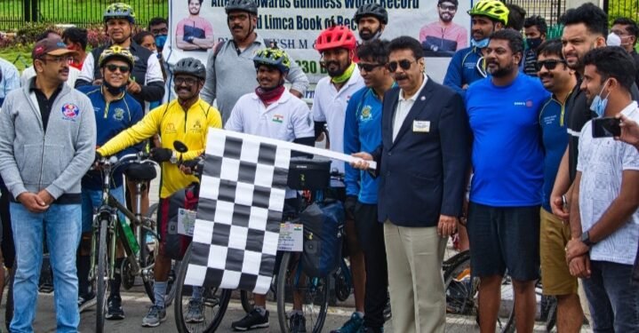 ಗಿನ್ನಿಸ್ ಬುಕ್ ಆಫ್ ವರ್ಲ್ಡ್ ರೆಕಾರ್ಡ್’ಗಾಗಿ ಸೈಕಲ್ ನಲ್ಲಿ ಹುಡುಗರ ದೇಶ ಪರ್ಯಟನೆ