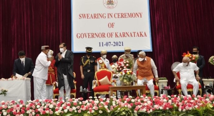 ಕರ್ನಾಟಕದ ನೂತನ ರಾಜ್ಯಪಾಲರಾಗಿ ತಾವರ್ ಚಂದ್ ಗೆಹ್ಲೋಟ್ ಪ್ರಮಾಣ ವಚನ