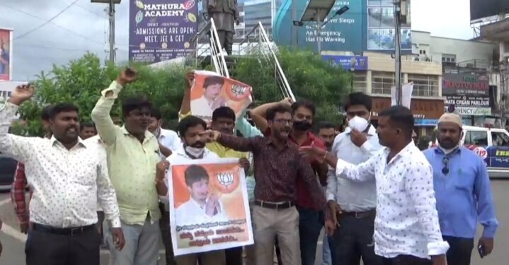 ಸಂಪುಟ ವಿಸ್ತರಣೆ ವೇಳೆ ಕಲಬುರಗಿಗೆ ಅನ್ಯಾಯ:‌ ಬಿಜೆಪಿ ಕಾರ್ಯಕರ್ತರ ಪ್ರತಿಭಟನೆ