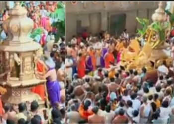 ಮಂತ್ರಾಲಯದಲ್ಲಿ ಆರಾಧನಾ ಮಹೋತ್ಸವ: ಗುರುರಾಯರ ರಥೋತ್ಸವ ದೃಶ್ಯವೈಭವ