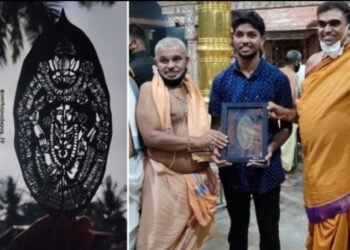 ಹೀಗೂ ಒಂದು ಭಕ್ತಿ ಪರಾಕಾಷ್ಠೆ: ಕಟೀಲು ದೇವಿಯ ‘ವಿಶಿಷ್ಟ ಚಿತ್ರ’ದ ಆಕರ್ಷಣೆ