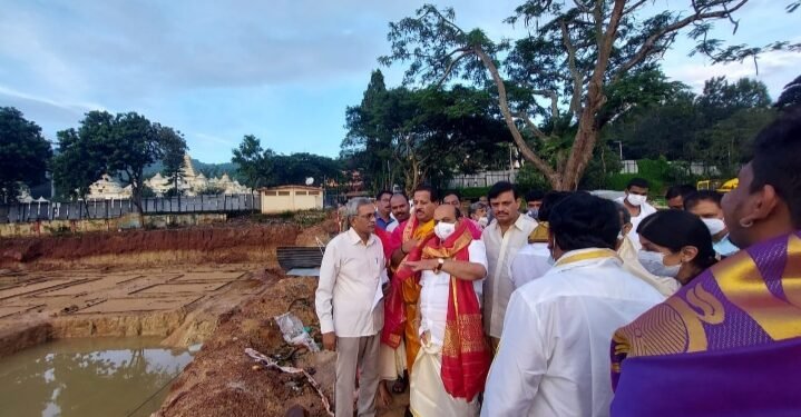 ತಿರುಮಲ: ಕರ್ನಾಟಕ ಭವನ ಕಾಮಗಾರಿ ಪರಿಶೀಲಿಸಿದ ಸಿಎಂ