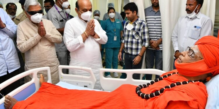 ಸಂಗನಬಸವ ಮಹಾಸ್ವಾಮಿ ನಿಧನಕ್ಕೆ ಸಿಎಂ ಶೋಕ: ಪಾರ್ಥೀವ ಶರೀರದ ಅಂತಿಮ ದರ್ಶನ