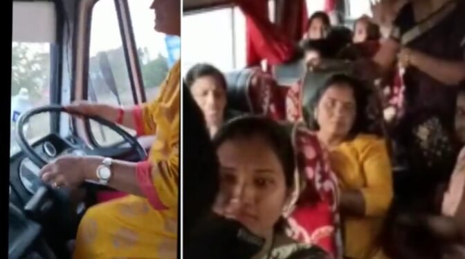 VIDEO: ಚಾಲಕ ದಿಢೀರ್ ಅಸ್ವಸ್ಥ.. ಬಸ್ ಚಲಾಯಿಸಿ ಆಸ್ಪತ್ರೆ ಸೇರಿಸಿದ ವನಿತೆ