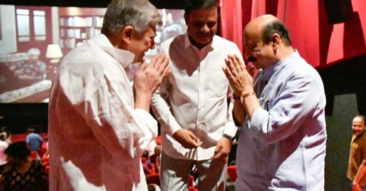 ‘ಕಾಶ್ಮೀರ ಫೈಲ್’: ಬೊಮ್ಮಾಯಿಗೆ ಅನಂತನಾಗ್ ಸಾಥ್