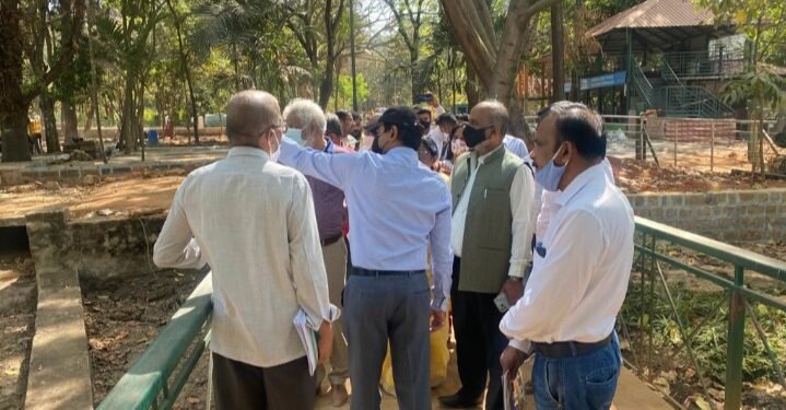 ಸ್ಮಾಟ್೯ ಸಿಟಿ ಯೋಜನೆಯಡಿ ಕಬ್ಬನ್ ಪಾಕ್೯ ಅಭಿವೃದ್ಧಿ ; ಕಾಮಗಾರಿ ಪರಿಶೀಲಿಸಿದ ರಾಕೇಶ್ ಸಿಂಗ್