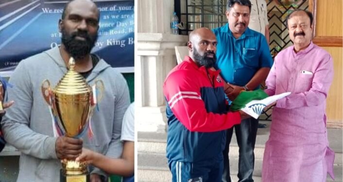 GAMMA ವರ್ಲ್ಡ್ ಚಾಂಪಿಯನ್‌ಶಿಪ್‌: ಭಾರತದ ಸ್ಪರ್ಧಿ ‘ಚಾರ್ಲ್ಸ್ ಪೀಟರ್’ಗೆ ತ್ರಿವರ್ಣ ಧ್ವಜ ನೀಡಿ ನೆದರ್ಲೆಂಡ್‌ಗೆ ಬೀಲ್ಕೊಟ್ಟ ಸಚಿವ ನಾರಾಯಣ ಗೌಡ