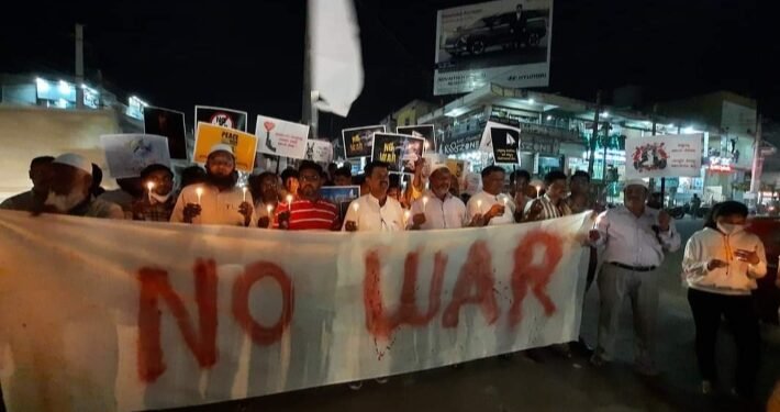 ‘NO WAR’ – ಯದ್ದ ಬೇಡ ಎಂದ ಸಮಾನ ಮನಸ್ಕರು