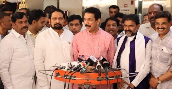 ಮೇಲ್ಮನೆ ಚುನಾವಣೆ ಬಿಜೆಪಿ ಅಭ್ಯರ್ಥಿಗಳಿಗೆ ಕಟೀಲ್ ಅಭಿನಂದನೆ
