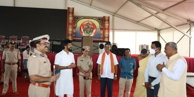 ಮೈಸೂರು ದಸರಾ ಉದ್ಘಾಟನೆಗೆ ಕ್ಷಣಗಣನೆ: ಸಿದ್ದತೆಗೆ ಅಂತಿಮ ಸ್ಪರ್ಶ