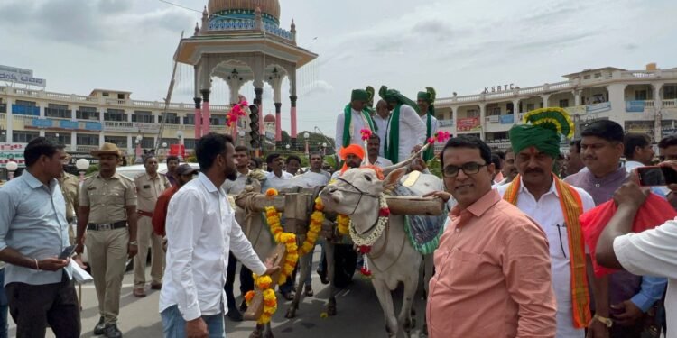 ನಾಡಹಬ್ಬಕ್ಕೆ ‘ರೈತ ದಸರಾ’ ರಂಗು: ಮೈಸೂರಿನಲ್ಲಿ ಆಕರ್ಷಣೆ