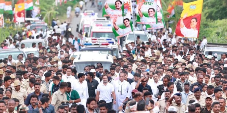ಭಾರತ್ ಜೋಡೋ ಯಾತ್ರೆಗೆ ಜನಸಾಗರ: ರಾಜಕೀಯ ವಲಯದಲ್ಲಿ ಸಂಚಲನ