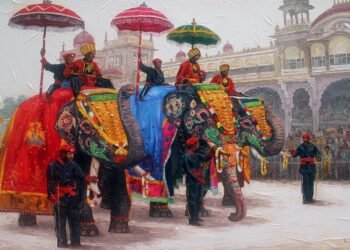 VIDEO: ಮೈಸೂರು ದಸರಾ; ಜನಸಾಗರದ ನಡುವೆ ‘ಜಂಬೂ ಸವಾರಿ’