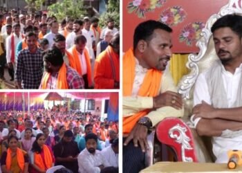 ಸಮಾಜ ಸೇವಕನಿಗೆ ಬೆಂಬಲವಾಗಿ ನಿಂತ ಸಮಾಜ; ‘ಇವರು ಇಡೀ ಸಮಾಜದ ಪೂಜಾರಿ’ ಎಂದ ಗುರೂಜಿ