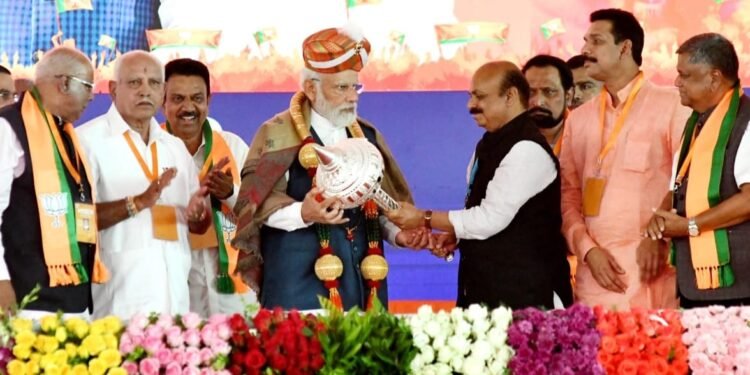 ಉಜ್ವಲ ಭವಿಷ್ಯಕ್ಕಾಗಿ ಬಿಜೆಪಿಗೆ ಪೂರ್ಣ ಬಹುಮತದ ಸ್ಥಿರ ಸರಕಾರ ಕೊಡಿ – ನರೇಂದ್ರ ಮೋದಿ