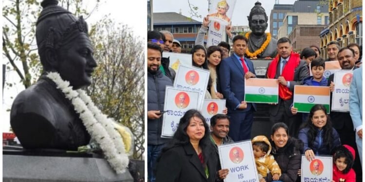 ಲಂಡನ್: ಥೇಮ್ಸ್ ತೀರದಲ್ಲಿ ಸಾಮಾಜಿಕ ಹರಿಕಾರನಿಗೆ ವಿಶೇಷ ಕೈಂಕರ್ಯ