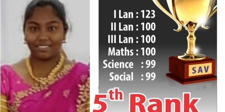 SSLCಯಲ್ಲಿ ಗ್ರಾಮೀಣ ಮಕ್ಕಳ ಸಾಧನೆ; 5ನೇ RANK ಪಡೆದ ಭದ್ರಾವತಿಯ ಎಸ್.ಜೆ. ಶೈನೀ ಆಂಜೆಲ್‌ಗೆ ಅಭಿನಂದನೆಗಳ ಮಹಾಮಳೆ