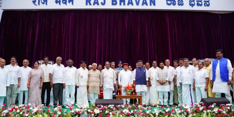 24 ಸಚಿವರ ಪದಗ್ರಹಣ; ಸಿದ್ದರಾಮಯ್ಯ ಸಂಪುಟಕ್ಕೆ ಭೀಮಬಲ