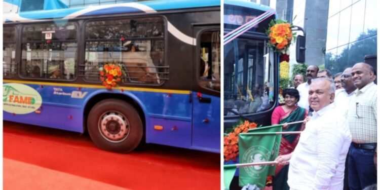 ಮತ್ತೊಂದು ಮಜಲಿನತ್ತ BMTC;  ‘ಎಲೆಕ್ಟ್ರಿಕ್ ಪ್ರೊಟೊಟೈಪ್ ಬಸ್’ಗೆ ಚಾಲನೆ