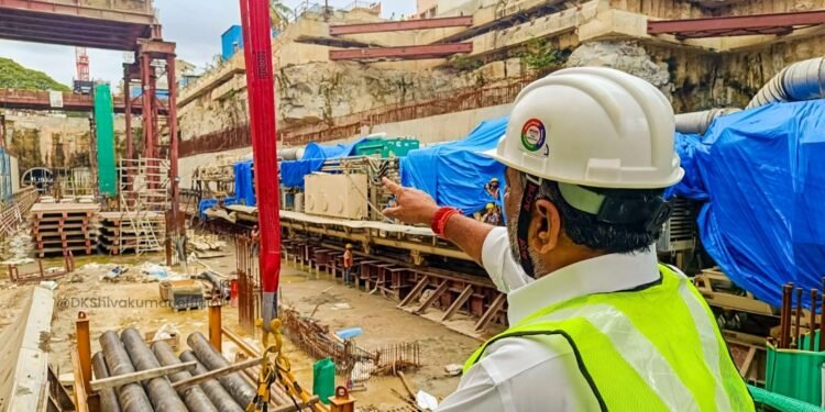 ಲಕ್ಕಸಂದ್ರ ಮೆಟ್ರೋ ಸುರಂಗ ಮಾರ್ಗ: 2025ರ ಮಾರ್ಚ್ ವೇಳೆಗೆ ಕಾಮಗಾರಿ ಪೂರ್ಣ