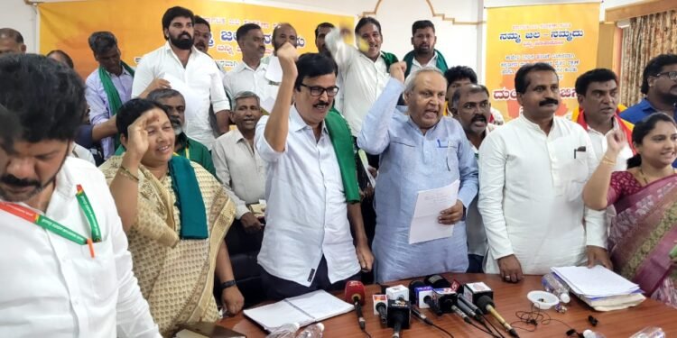 ನೆಲ ಜಲ ಭಾಷೆ ರಕ್ಷಣೆಗಾಗಿ ‘ಜಲ ಸಂರಕ್ಷಣಾ ಸಮಿತಿ’ ಅಸ್ಥಿತ್ವಕ್ಕೆ; ಕುರುಬೂರು ಸೈನ್ಯದಿಂದ ಕಾವೇರಿ ರಣಕಹಳೆ 