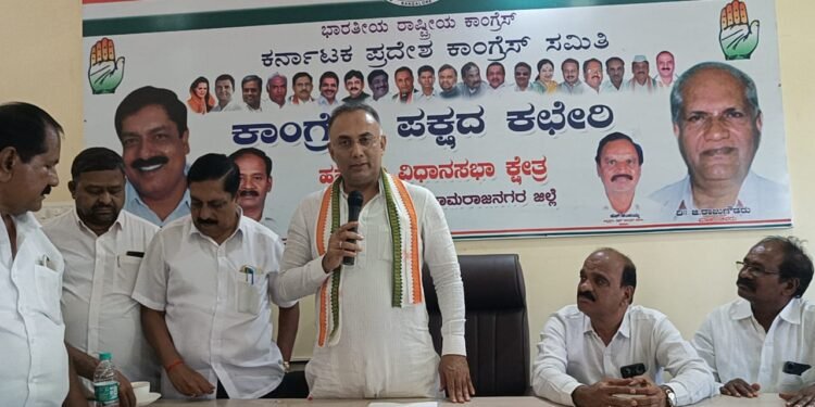 ಹನೂರು ಪಟ್ಟಣದಲ್ಲಿ ನೂರು ಹಾಸಿಗೆಗಳ ಆಸ್ಪತ್ರೆ ನಿರ್ಮಾಣ; ದಿನೇಶ್ ಗುಂಡುರಾವ್ ಭರವಸೆ