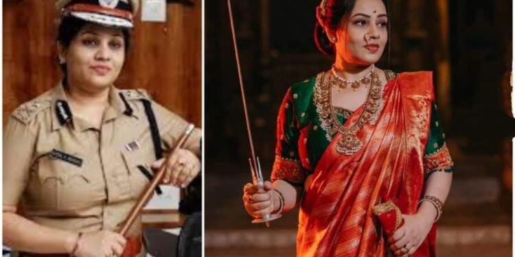 ಕೈಯಲ್ಲಿ ಲಾಠಿಯಲ್ಲ, ಖಡ್ಗ.. ಮಹಾರಾಣಿ ‘ರೂಪ’ದಲ್ಲಿ ಐಪಿಎಸ್ ಅಧಿಕಾರಿ..!