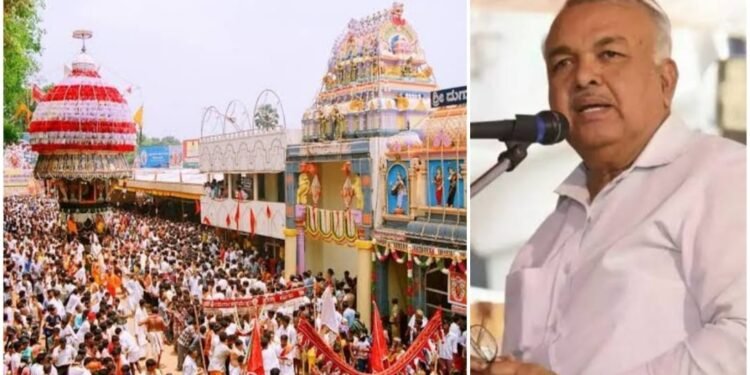 ಮುಜರಾಯಿ ದೇಗುಲಗಳ ಹಣ ಅನ್ಯ ಧರ್ಮಗಳ ಪಾಲಾಗುತ್ತಿಲ್ಲ; ದೇಗುಲಗಳು ಎಂದರೇನು? ಆದಾಯ ಎಲ್ಲಿಹೋಗುತ್ತೆ? ಕಾಯಿದೆ ಏನು ಹೇಳುತ್ತೆ? ಟೀಕಾಕಾರರಿಗೆ ತಿರುಗೇಟು ಕೊಟ್ಟ ರಾಮಲಿಂಗ ರೆಡ್ಡಿ..