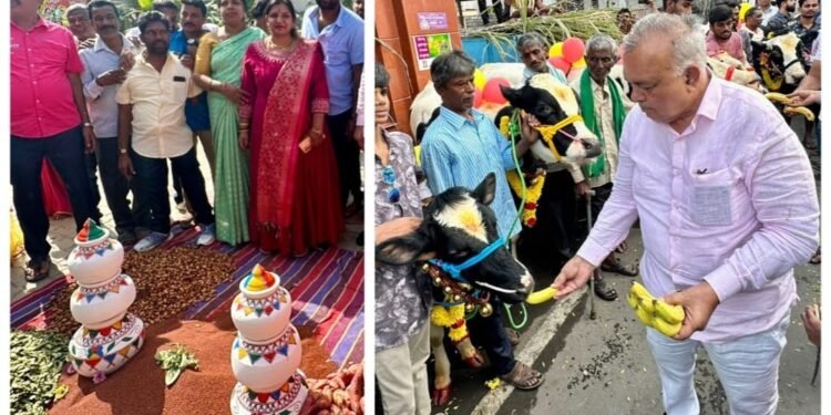 ಸಿಲಿಕಾನ್ ಸಿಟಿಯಲ್ಲಿ ಗ್ರಾಮೀಣ ಸೊಗಡು.. ಸಂಕ್ರಾಂತಿ ಸುಗ್ಗಿಯಲಿ ಹಿಗ್ಗಿದ ಬಿಟಿಎಂ ಮಂದಿ.. ‘ಹಳ್ಳಿ ಹೈದ’ನಾದ ರಾಮಲಿಂಗ ರೆಡ್ಡಿ..