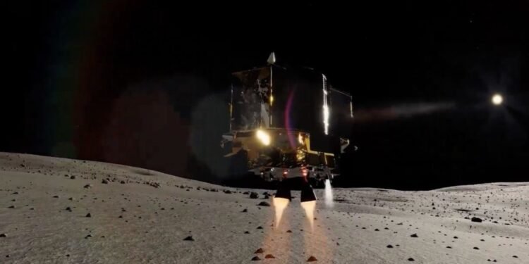 ಚಂದ್ರನ ಮೇಲ್ಮೈಯಲ್ಲಿ ಜಪಾನೀಸ್ ಲೂನಾರ್ ಪ್ರೋಬ್ ಲ್ಯಾಂಡಿಂಗ್