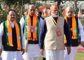 ಬಿಜೆಪಿ ರಾಷ್ಟ್ರೀಯ ಸಮಾವೇಶ: ರಾಮಮಂದಿರ, ಮಹಿಳಾ ಮೀಸಲಾತಿಯಲ್ಲಿ ಪ್ರಧಾನಿ ಮೋದಿ ಪಾತ್ರಕ್ಕೆ ಶ್ಲಾಘನೆ