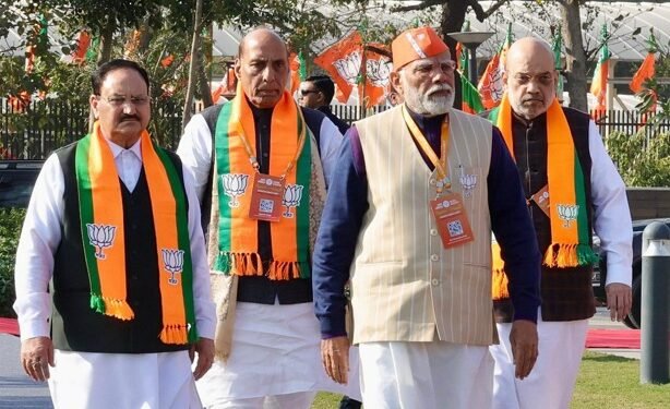 ಬಿಜೆಪಿ ರಾಷ್ಟ್ರೀಯ ಸಮಾವೇಶ: ರಾಮಮಂದಿರ, ಮಹಿಳಾ ಮೀಸಲಾತಿಯಲ್ಲಿ ಪ್ರಧಾನಿ ಮೋದಿ ಪಾತ್ರಕ್ಕೆ ಶ್ಲಾಘನೆ