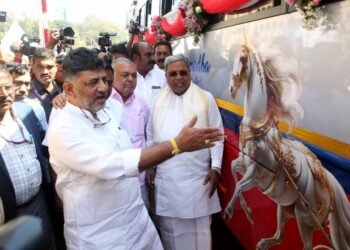 KSRTCಗೆ ‘ಅಶ್ವ’-‘ಶಕ್ತಿ’; ವರ್ಷದೊಳಗೆ 1000 ಬಸ್ ಸೇರ್ಪಡೆ; ಸಿಎಂ ಘೋಷಣೆ