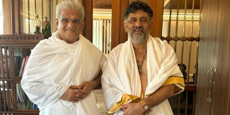 ಲೋಕಸಭಾ ಚುನಾವಣೆ ಹಿನ್ನೆಲೆ; ಡಿಕೆಶಿ ಟೆಂಪಲ್ ರೌಂಡ್ಸ್