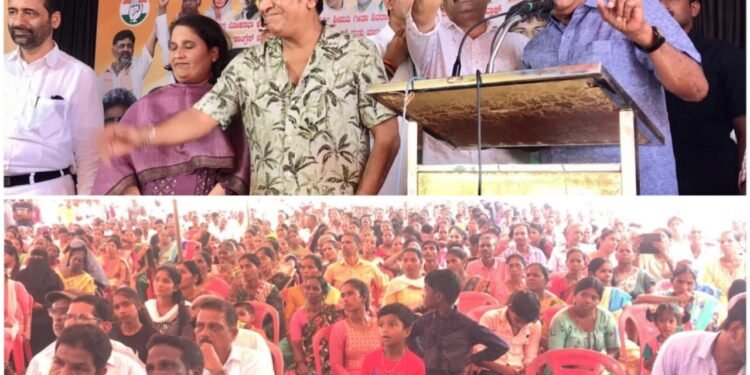 BJPಯವರದ್ದು ಅಧಿಕಾರಕ್ಕಾಗಿ ಡಬಲ್ ಇಂಜಿನ್ ಸರ್ಕಾರದ ಕನಸು, ಕಾಂಗ್ರೆಸ್’ನದ್ದು ಮಹಿಳೆಯರ, ರೈತರ ಅಭ್ಯುದಯದ ಕನಸು..