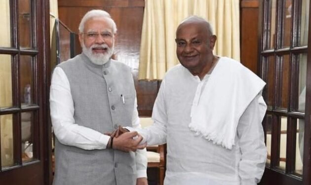 ‘ಪರಮಾತ್ಮನ ಕೃಪೆಯಿಂದ ಮೋದಿ ಭಾರತವನ್ನು ಹೆಚ್ಚಿನ ಕೀರ್ತಿಗೆ ಕೊಂಡೊಯ್ಯಲಿ’; ಅರೋಗ್ಯ ವಿಚಾರಿಸಿದ ಪ್ರಧಾನಿಗೆ ಗೌಡರ ಆಶೀರ್ವಾದ