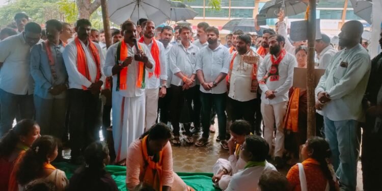ಮುಡಾ ಹಗರಣ ಖಂಡಿಸಿ ಬೈಂದೂರಿನಲ್ಲಿ ಬಿಜೆಪಿ ಒಬಿಸಿ ಮೋರ್ಚಾ ಪ್ರತಿಭಟನೆ