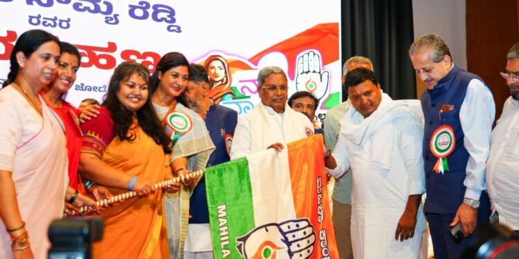 ನಾರಿ ‘ಶಕ್ತಿ’ಯ ಸಾರಥ್ಯ..! ಮಹಿಳಾ ಕಾಂಗ್ರೆಸ್ ಅಧ್ಯಕ್ಷೆಯ ಪದಗ್ರಹಣ;