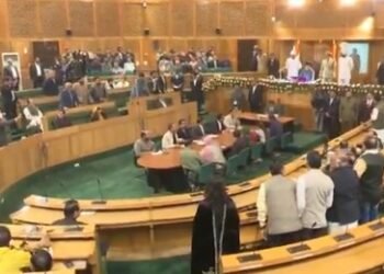 ಜಮ್ಮು ಕಾಶ್ಮೀರಕ್ಕೆ ವಿಶೇಷ ಸ್ಥಾನಮಾನ ಆಗ್ರಹ; ವಿಧಾನಸಭೆಯಲ್ಲಿ ಕೋಲಾಹಲ