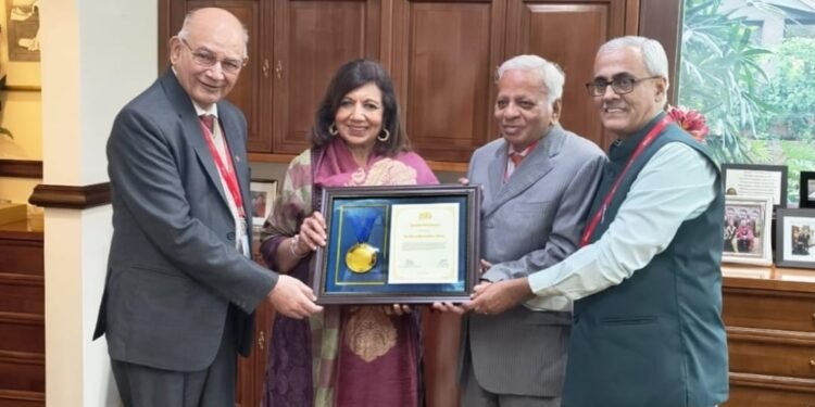 ಬಯೋಕಾನ್ ಸಮೂಹದ ಅಧ್ಯಕ್ಷೆ ಕಿರಣ್ ಮಜುಂದಾರ್-ಶಾ’ಗೆ ‘JMD TATA ಪ್ರಶಸ್ತಿ’; ಭಾರತದಲ್ಲಿ ಬಯೋಸೈನ್ಸ್ ಆಂದೋಲನಕ್ಕಾಗಿ ವಿಶಿಷ್ಟ ಗೌರವ