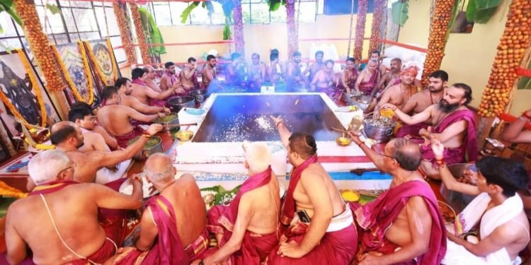 ಮಂಗಳೂರು; ಪ್ರಸನ್ನ ಗಣಪತಿ ಮಂದಿರದಲ್ಲಿ ಶ್ರೀ ಗಣಪತಿ ಮೂಲಮಂತ್ರ ಮಹಾಯಾಗ ಪ್ರಾರಂಭ