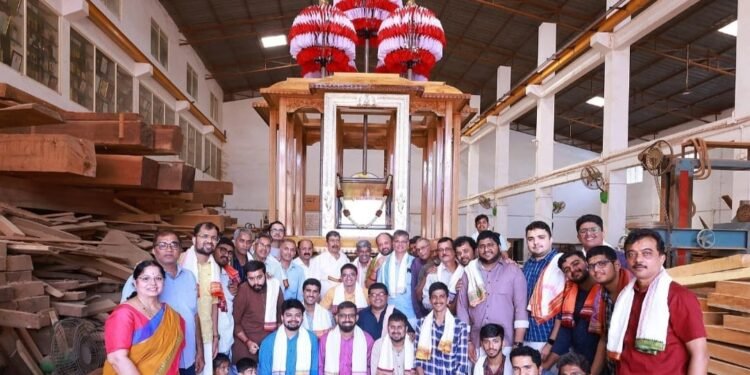 ಮಂಗಳೂರು ಶ್ರೀ ವೆಂಕಟರಮಣ ದೇವಸ್ಥಾನ: ‘ಚಂದ್ರ ಮಂಡಲ’ ಆಕರ್ಷಣೆ