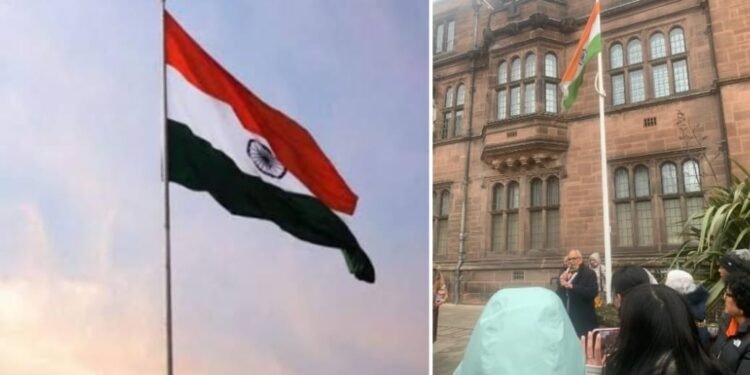 ತ್ರಿವರ್ಣ ಧ್ವಜ ವಂದನೆಯೊಂದಿಗೆ ಲಂಡನ್‌ನಲ್ಲಿ ಭಾರತದ ಗಣರಾಜ್ಯೋತ್ಸವ.. ಅನಿವಾಸಿ ಭಾರತೀಯರ ಸಮಾಗಮ