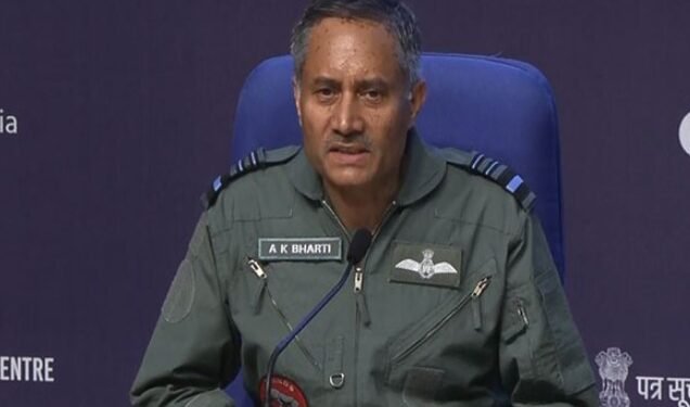 ‘ಆಪರೇಷನ್ ಸಿಂಧೂರ್’ನಲ್ಲಿ ಪಾಕಿಸ್ತಾನಿ ವಾಯುನೆಲೆಗಳು, ಕಮಾಂಡ್ ಕೇಂದ್ರಗಳು ಧ್ವಂಸ: ಏರ್ ಮಾರ್ಷಲ್ ಎ.ಕೆ.ಭಾರ್ತಿ