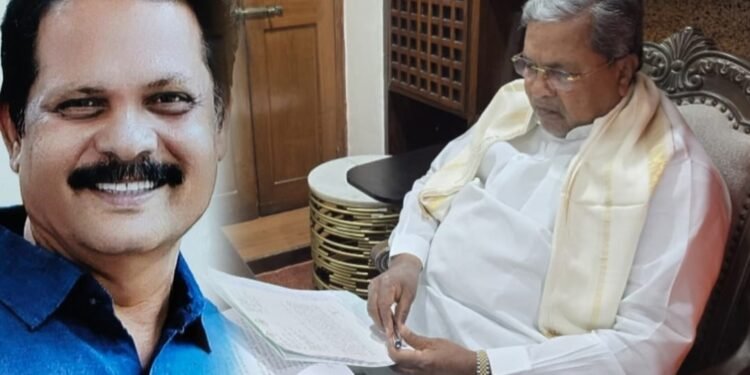 ಸಿದ್ದು ಸರ್ಕಾರದಲ್ಲಿ ಕಮೀಷನ್ ತಲ್ಲಣ; ಭೋವಿ ನಿಗಮ ಅಧ್ಯಕ್ಷ ಸ್ಥಾನಕ್ಕೆ ರವಿಕುಮಾರ್ ರಾಜೀನಾಮೆ