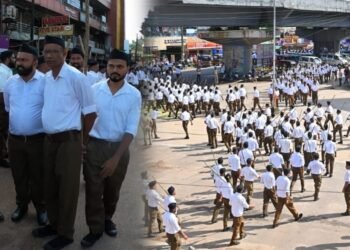 ಸಂಘ ನಿರ್ಬಂಧಕ್ಕೆ ಕೇಸರಿ ಉತ್ತರ; ಸಾಗರದಂತೆ ಮುನ್ನುಗ್ಗಿ ಬಂದ ಹರಿದುಬಂದ ಗಣವೇಶಧಾರಿಗಳು