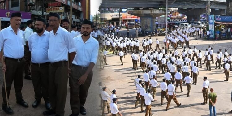 ಸಂಘ ನಿರ್ಬಂಧಕ್ಕೆ ಕೇಸರಿ ಉತ್ತರ; ಸಾಗರದಂತೆ ಮುನ್ನುಗ್ಗಿ ಬಂದ ಹರಿದುಬಂದ ಗಣವೇಶಧಾರಿಗಳು