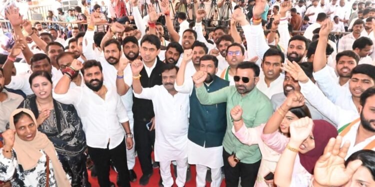 ವೋಟ್ ಚೋರಿ ವಿರುದ್ಧ ರಣಕಹಳೆ; ಫ್ರೀಡಂ ಪಾರ್ಕಿನಲ್ಲಿ ಯುವ ಕಾಂಗ್ರೆಸ್ ಭಾರೀ ಪ್ರತಿಭಟನೆ